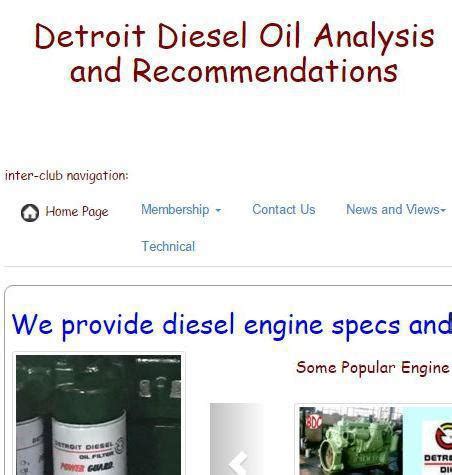 1 and 5. . Detroit diesel engine oil recommendations